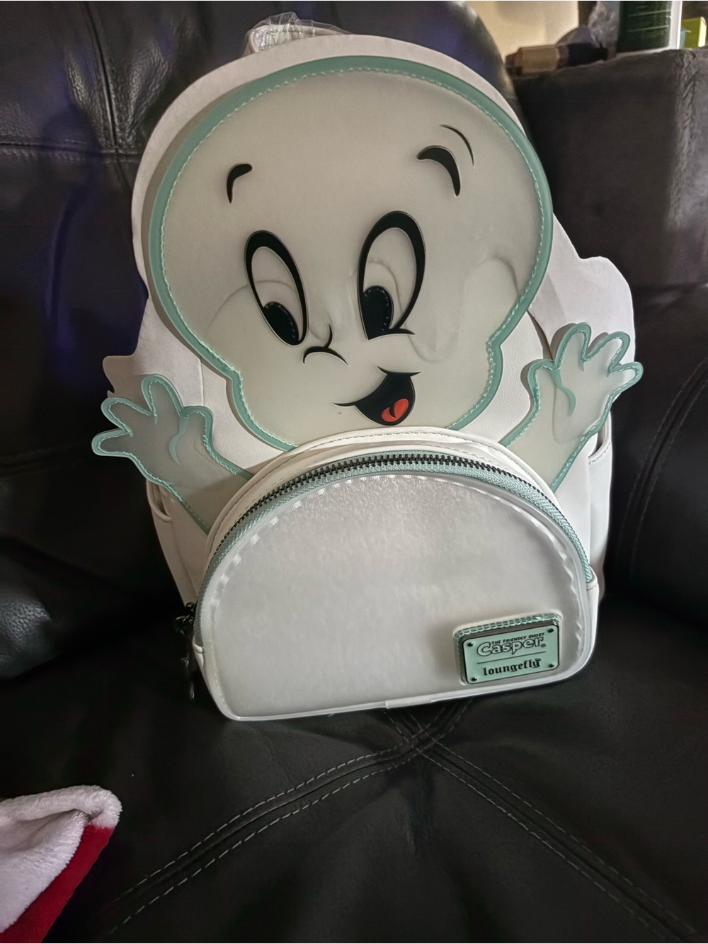 Loungefly White and Mint Casper the Friendly Ghost Mini Backpack